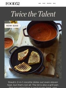 Grilled cheese & tomato soup—in one pan.