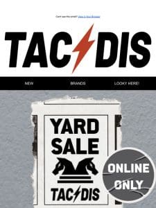 HAVE YOU SEEN OUR YARD SALE & UP TO 80% OFF CLEARANCE??⚡