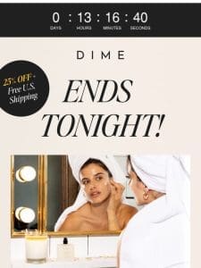 Hey， 25% Off + Free Shipping Is Ending