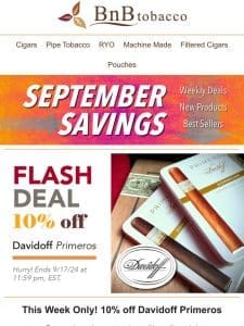 Hot September Deals are Here