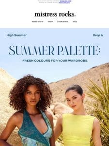 Hot Summer Palette for High Summer