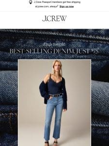 Hours left: $75 denim