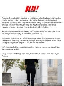 How Many Steps Should People Take Per Day on Average