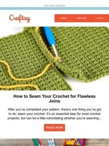 How to Seam Your Crochet for Flawless Joins