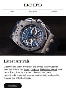 Hundreds Of Pre-Owned Watch Arrivals Just Landed