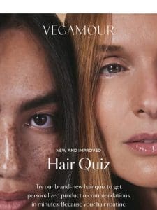 ICYMI: Try our brand NEW hair quiz