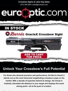 IN STOCK: Burris OracleX Crossbow Sight