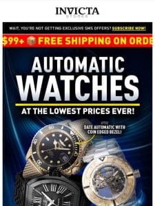 INSANE DEALS On Invicta Automatic Watches⌚️