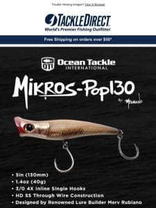 ???? In-Stock OTI Mikros Pop Topwater Lures ????