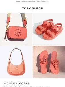 In color: coral