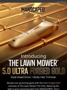 Introducing Forged Gold – limited quantities available!