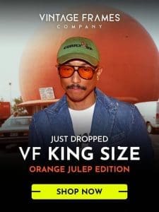 Is Pharrell seeing orange?