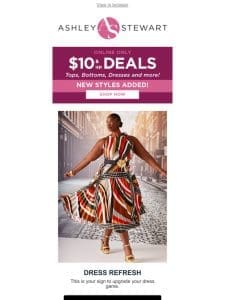 It’s HAPPENING: $10+ dresses