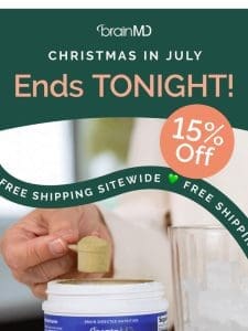 It’s Not Too Late! Christmas In July Sale