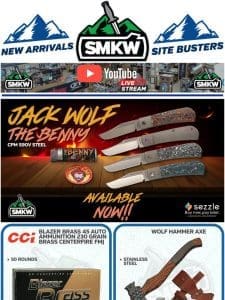 Jack Wolf Knives “The Benny” Available Now!