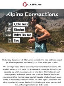 Kilian Jornet Links 82 Peaks in the Alps over 19 Days