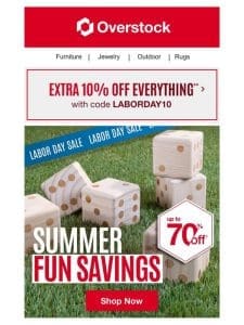 LAST CALL: Save on Outdoor Fun ⚽️  Up to 70% Off