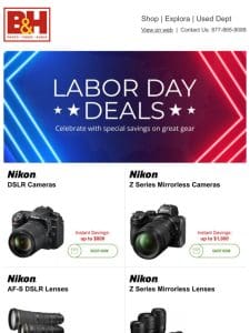 Labor Day Deals – Celebrate with HUGE Savings on Great Gear!