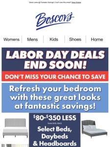 Labor Day Savings Continue in the Home Store!