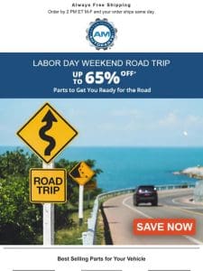 Labor Day Travel Ready! Up to 65% Off