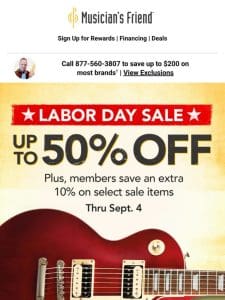 Labor Day deals that rock