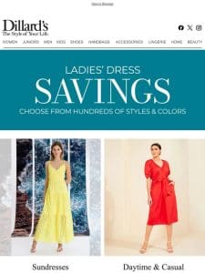 Ladies’ Dress Savings