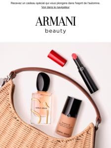 Laissez le style Armani beauty vous transporter.