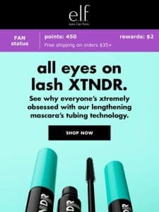 Lash XTNDR gets ⭐️⭐️⭐️⭐️⭐️