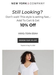 Last Chance: 10% Off