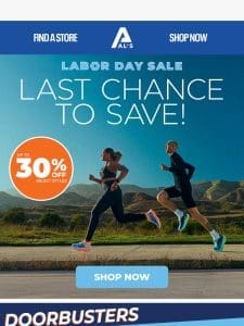 Last Chance to Save! | Labor Day Sale