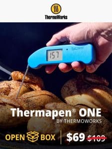 Last chance for $69 Open Box Thermapen!