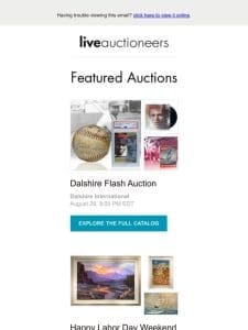 Latest Headlines + Auctions For You