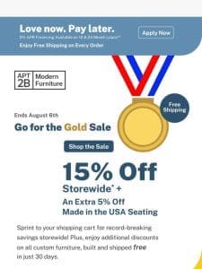 Let the Games Begin! 15% Off Storewide ??