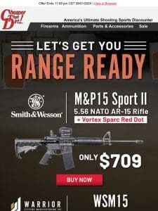 Let’s Get You Range Ready with These Low AR-15 Prices