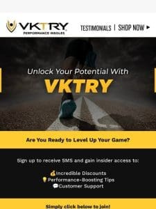 ?? Level Up with VKTRY SMS Alerts??