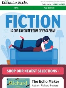 Looking for Escape? Our Prescription is Fiction