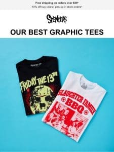 MOST popular tees + 20% off