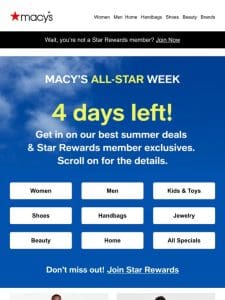 Macy’s All-Star Week deals that will make your summer the best yet