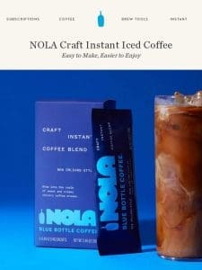 Meet NOLA Craft Instant Coffee Blend