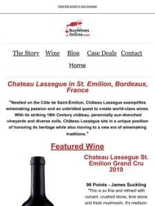 Must Try 96-Point Grand Cru Bordeaux From Famed St. Emilion Region!