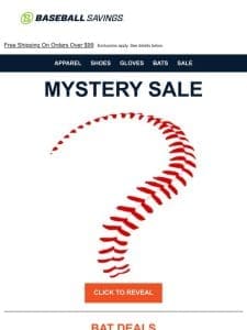 Mystery Sale Starts Now!