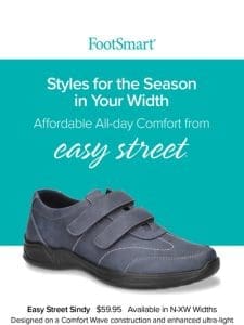 NEW Affordable Comfort in Your Width by Easy Street