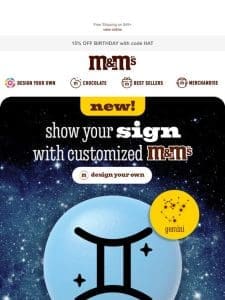 ?? NEW! Astrological Signs on M&M’S