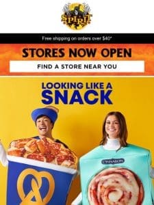 NEW: Auntie Anne’s & Cinnabon styles