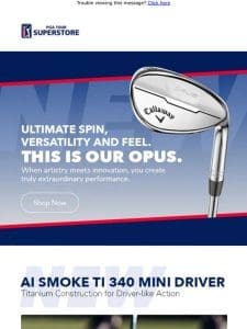 NEW: Callaway Opus Wedge