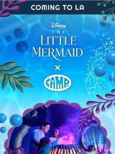 NEW ?? Disney The Little Mermaid x CAMP is coming to Los Angeles!