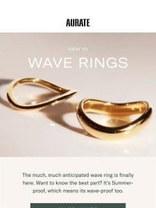 NEW IN (!) WAVE RINGS