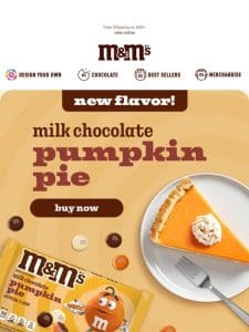 NEW! Pumpkin Pie in July!