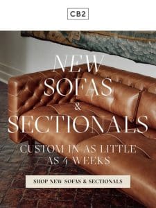 NEW SOFAS & SECTIONALS