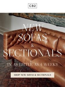 NEW SOFAS & SECTIONALS